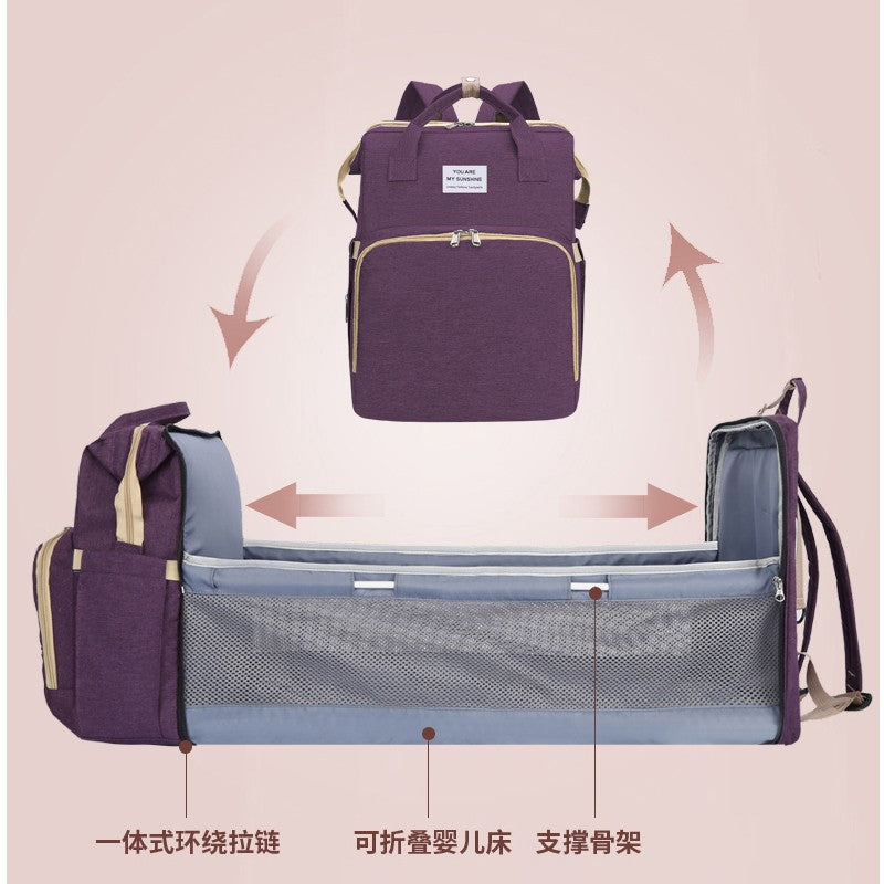 Bolsa de viaje para bebé, bolsa de dormir multifuncional portátil.